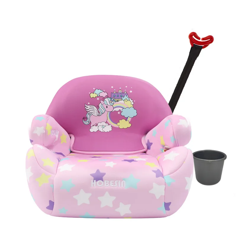 سلامة الأطفال مقعد ارتفاع وسادة سيارة تحمل وسادة مقعد الطفل كبير الطفل تحمل بسيط ISOFIX لعمر 2-3-12 سنة #2