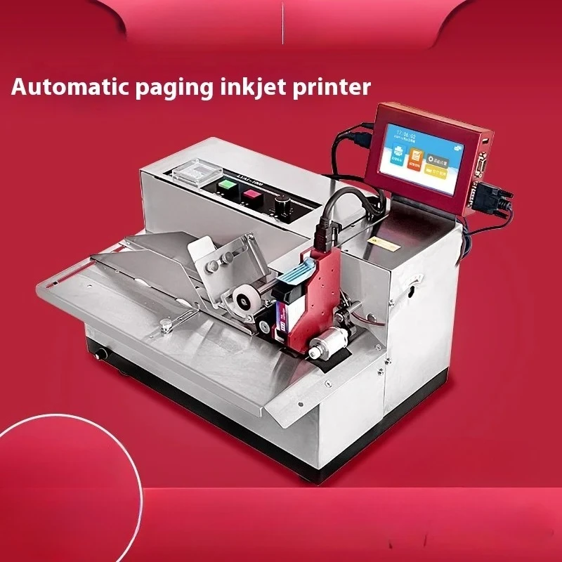 Mini Automatic Tea Bag Inkjet Printer Small Electric Coding Marking Machine for Plastic Motor Production Paper Metal Engine