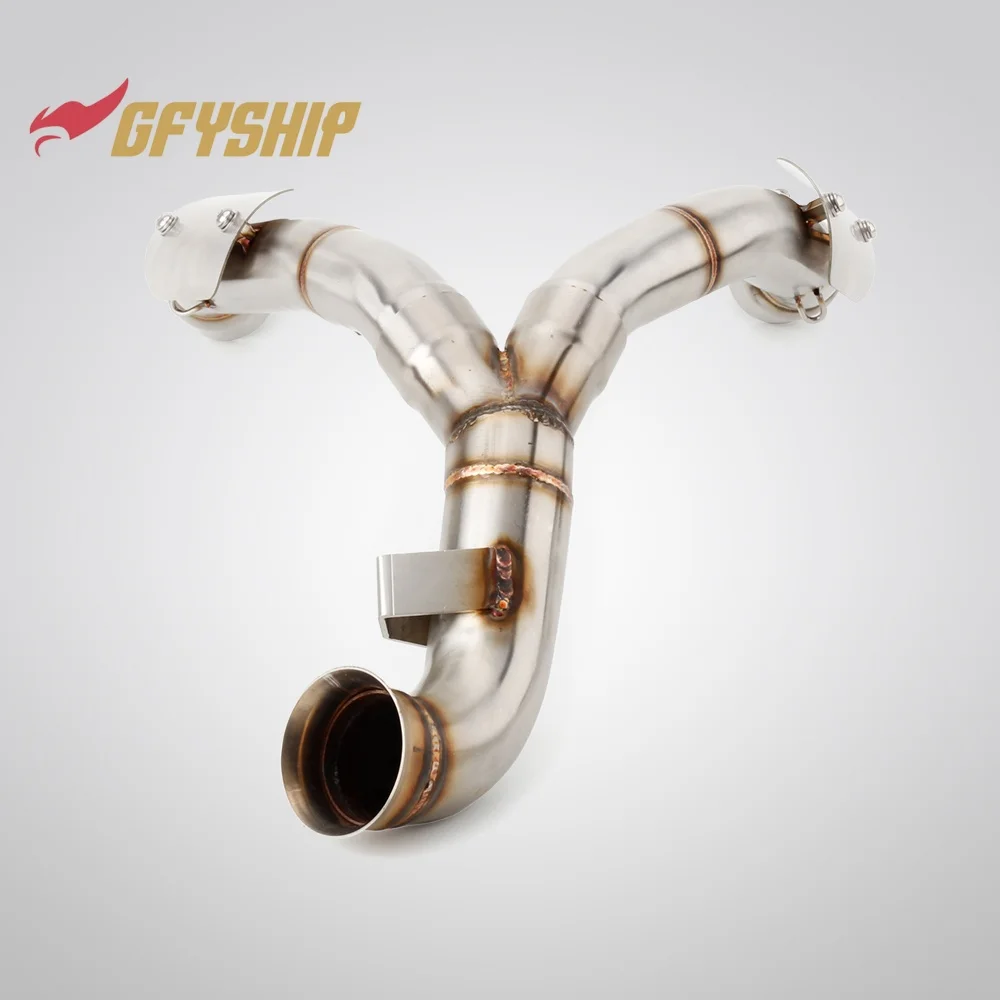Motorcycle Exhausts Middle Link Pipes Slip-on For KTM DUKE 790 2018 2019 2020 890 DUKE R 2021 2022 2023