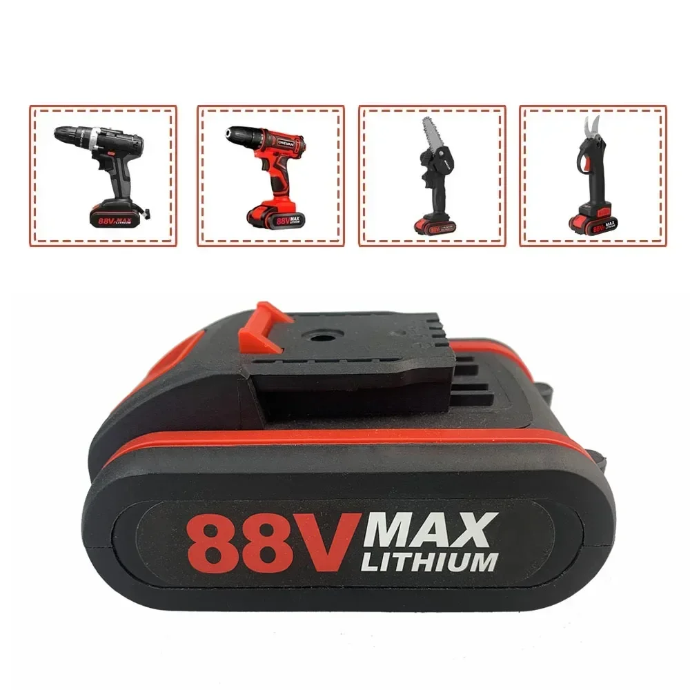 Baterai Li-ion Isi Ulang 88V 3000mAh Untuk Peralatan Listrik Worx Dan Gergaji Mesin Dengan pengisi daya