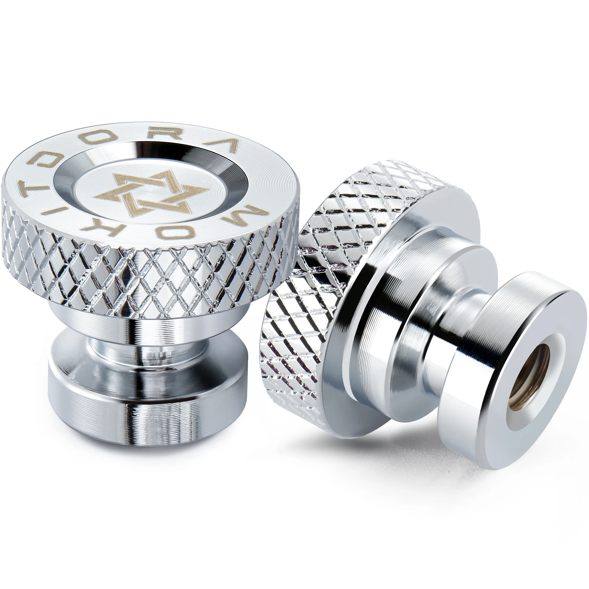 

2PCS Solo Seat Nuts Rear Fender Bolts Mount Screws 1/4"-20 Thread for Harley 1997-Up Softail Touring Street Electra Road Glide