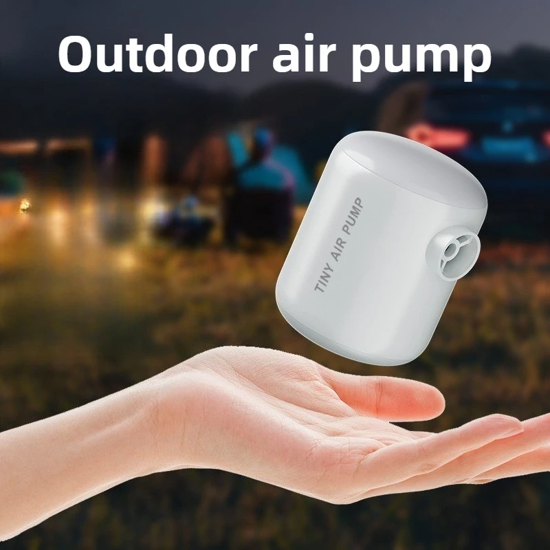 

Мини-электрический воздушный насос для кемпинга на открытом воздухе, портативный вакуумный многофункциональный надувной насос, удобные надувные принадлежности для кемпинга