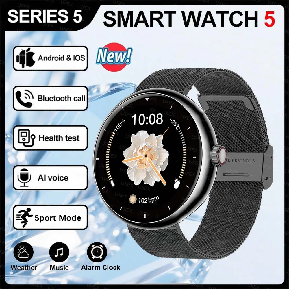 Delicacy Smartwatch الذكور الإصدار العالمي 1.5 HD عرض App التحكم بلوتوث دعوة صوت مساعد الساعات الذكية لتقوم بها بنفسك وجوه النساء