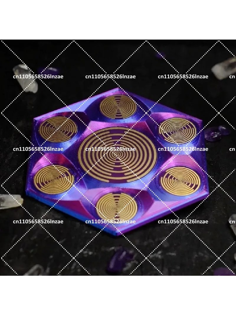 Polarizing Disk Crystal Charging Purification Field Generator Electromagnetic Multi-Frequency Oscillator