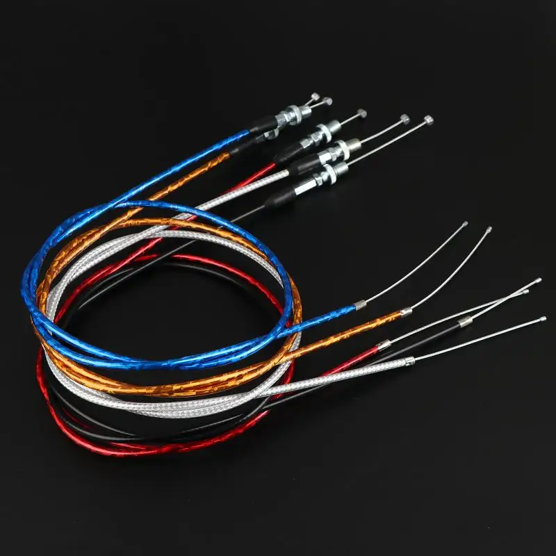 1Pcs Motorcycle Modification Accessories 1190mm Straight Head Gas Throttle Cable For Motocross Dirt Bike Universal