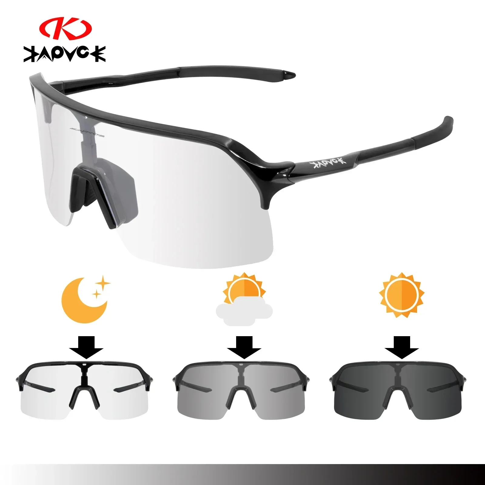 New Photochromic Cycling Eyewear Sport Road Bike Bicycle Glasses Men Women MTB Bike Cycling Sunglasses Gafas de ciclismo Goggles