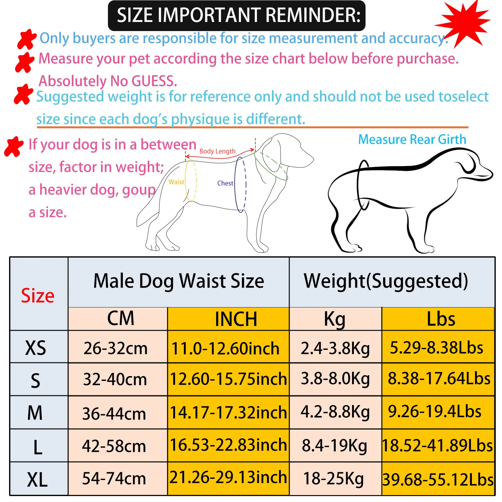 Washable Pet Dog Diapers Males Absorbent Adjustable Puppy Big Dog Physiological Pants for Dogs Reusable Pets Dogs Panties Shorts