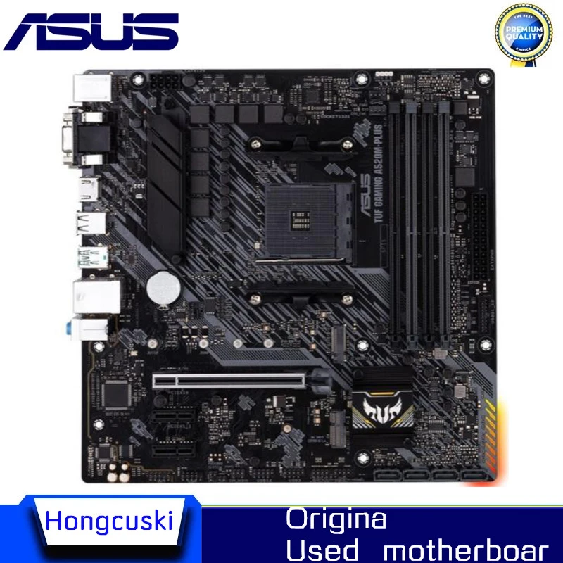 ASUS TUF GAMING A520M-PLUS 마이크로에 사용, AMD A520M DDR4 지지대 R7 R5 5600G 5900 데스크탑 CPU 소켓 AM4 마더보드용