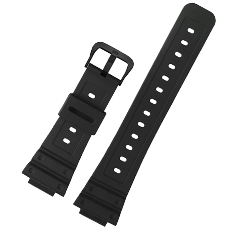 카시오 소형 블록 시계 밴드, 방수 송진 실리콘 시계 스트랩, DW5600/5610 GWB5600 시리즈에 적합, 16mm