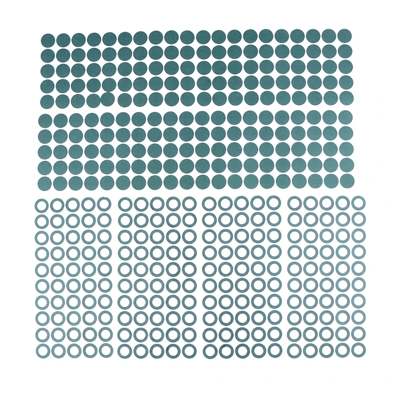 200Pcs Battery Insulation Rings Self Adhesive Pads for 18650 21700 26650 32650 Li Ion Cells Electrical Protection Gaskets