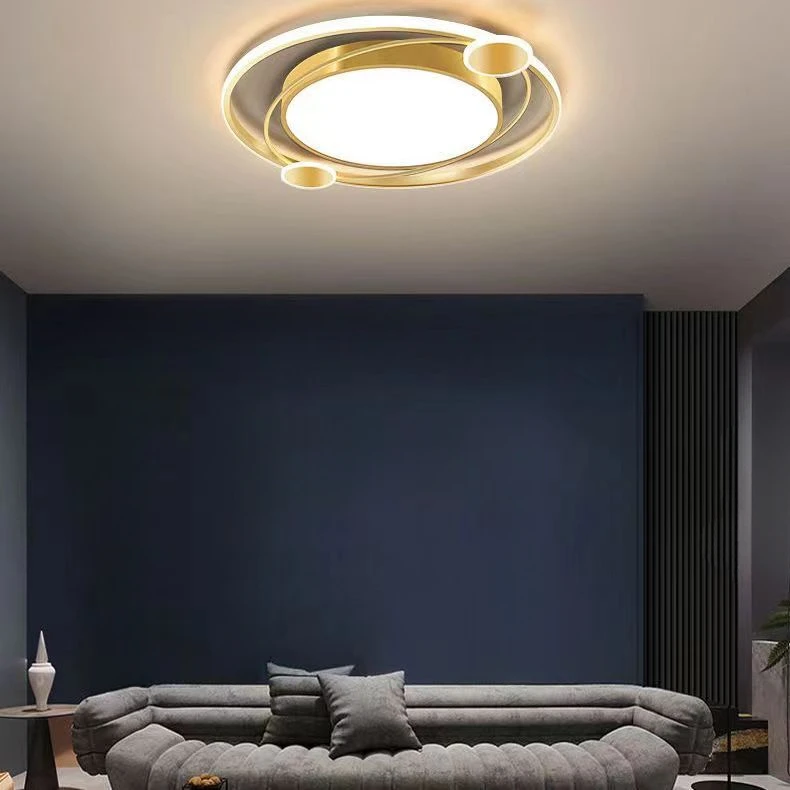 

Bedroom Chandelier Gold Brack Led Light Design Remote Control Modern Ceiling Lamp Attic Living Room Dining Kitchen Interior