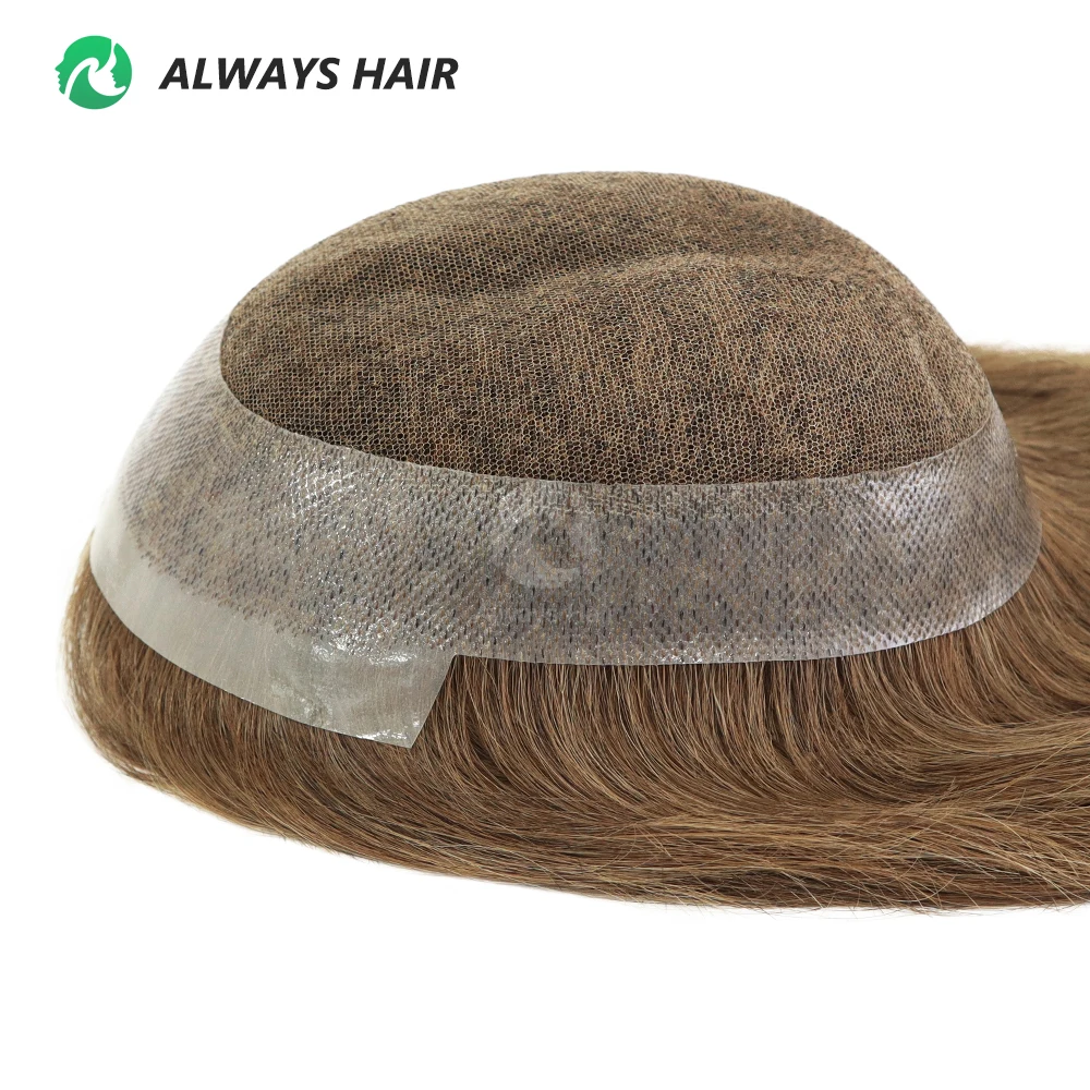 Alwayshair -16 "أستراليا قاعدة الشعر القبعات العالية للمرأة 7x9 الدانتيل و بو البرازيلي الشعر البشري القبعات العالية خصلات الشعر للسيدات
