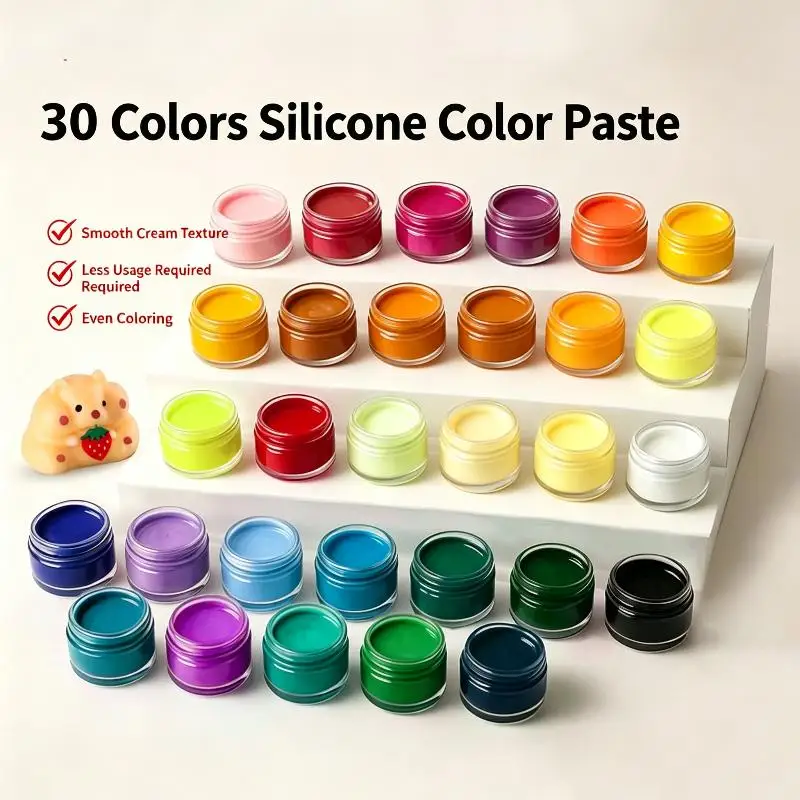 5g Oil-Based Silicone Color Paste Suitable for Beginners & Professionals for DIY Resin Soap Candle Craft Making