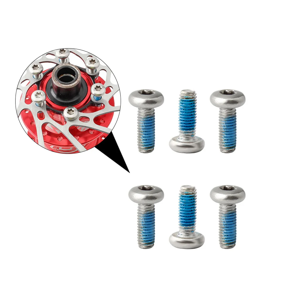 

1Set Bike Brake Disc Screws Stainless Steel Disc Rustproof for Front Rear Mechanical Hydraulic Brakes Road