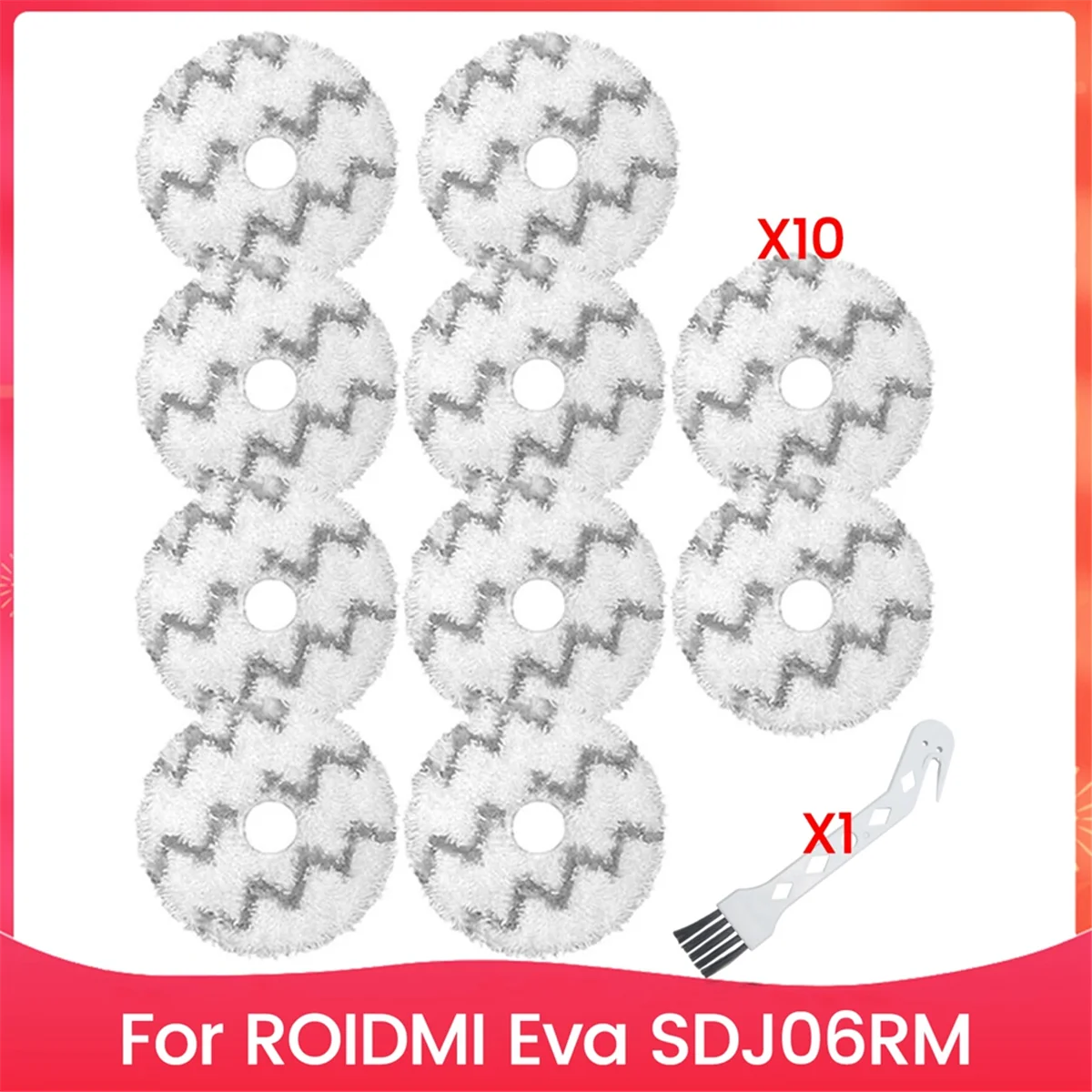 Подушечки для швабры A20M для Евы. SDJ06RM Робот-пылесос Швабра Аксессуары для тряпки Запасные части