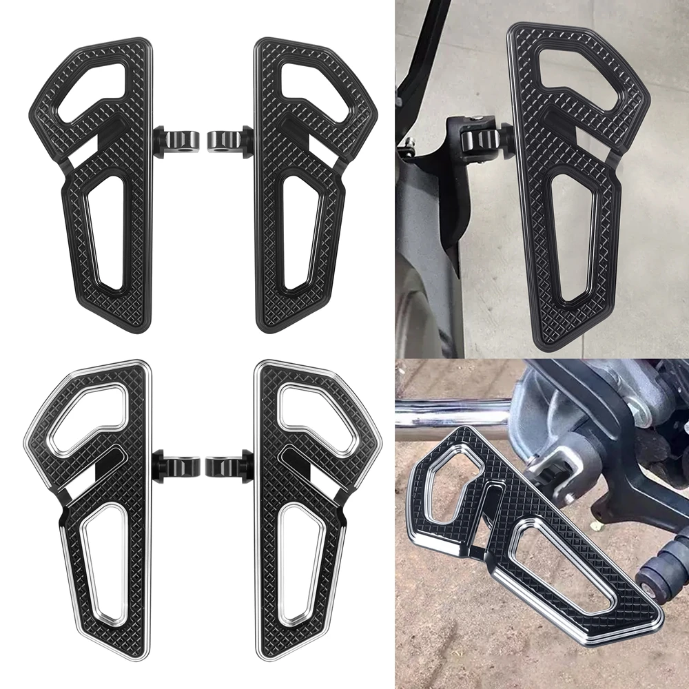 Motorrad Hinten Fußrasten Diele Für Harley Touring Road King FLHR Sportster XL883 Softail Fatboy FL Dyna Passagier Fuß Pedal