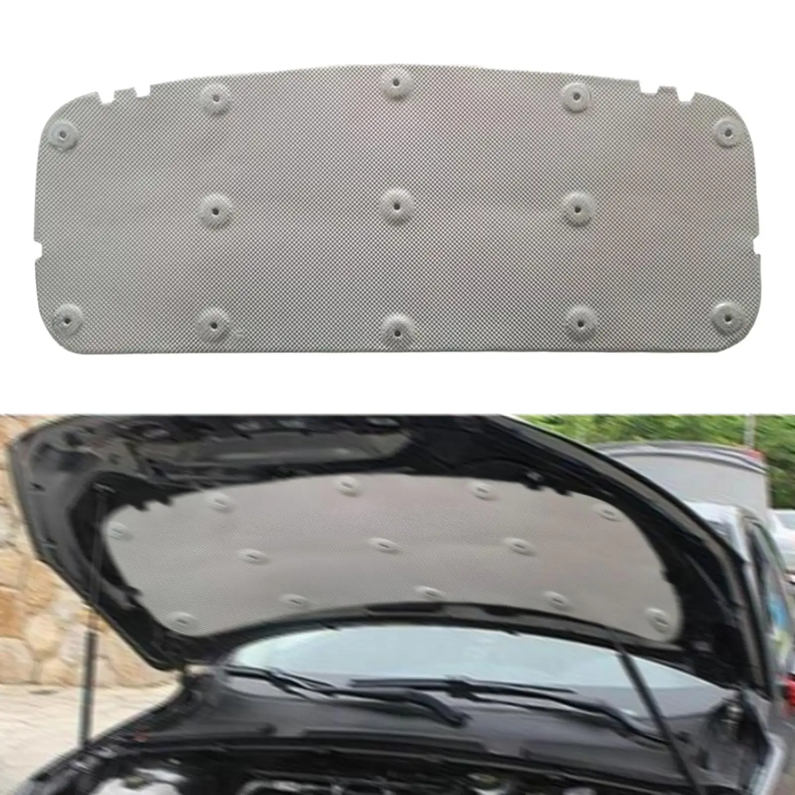 Car Engine Hood Sound Insulation Pad Car Modification Aluminum Foil Sound Deadening Mat Soundproof for Jb74 Fittings