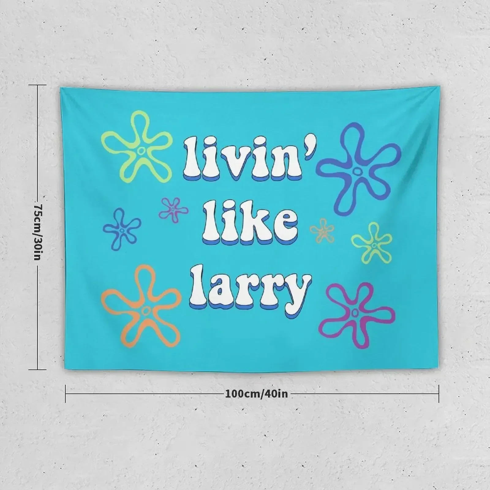 Livin' Like Larry Tapestry Aesthetics For Room Decor Home Tapestry