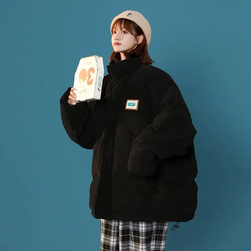 Winter Coat for Women Coats Parkas Jackets Corduroy Cotton Jacket Winter Men's Jacket Warm Thickening New Korean Fashion