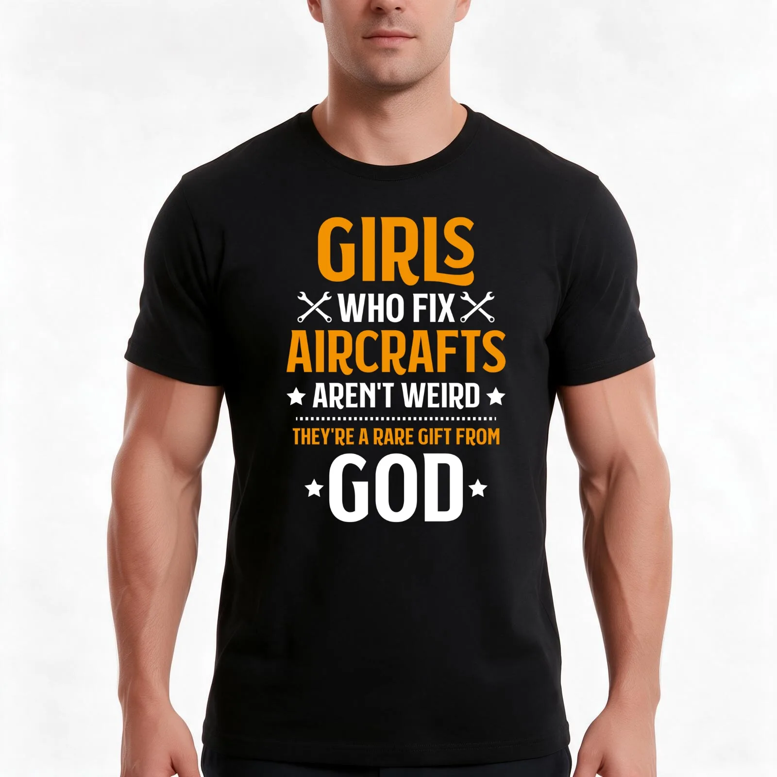 Aircraft Mechanic Aviation Maintenance Technician T-Shirt Summer Casual Cotton Tee Oversized Streetwear Tops Unisex Men Women