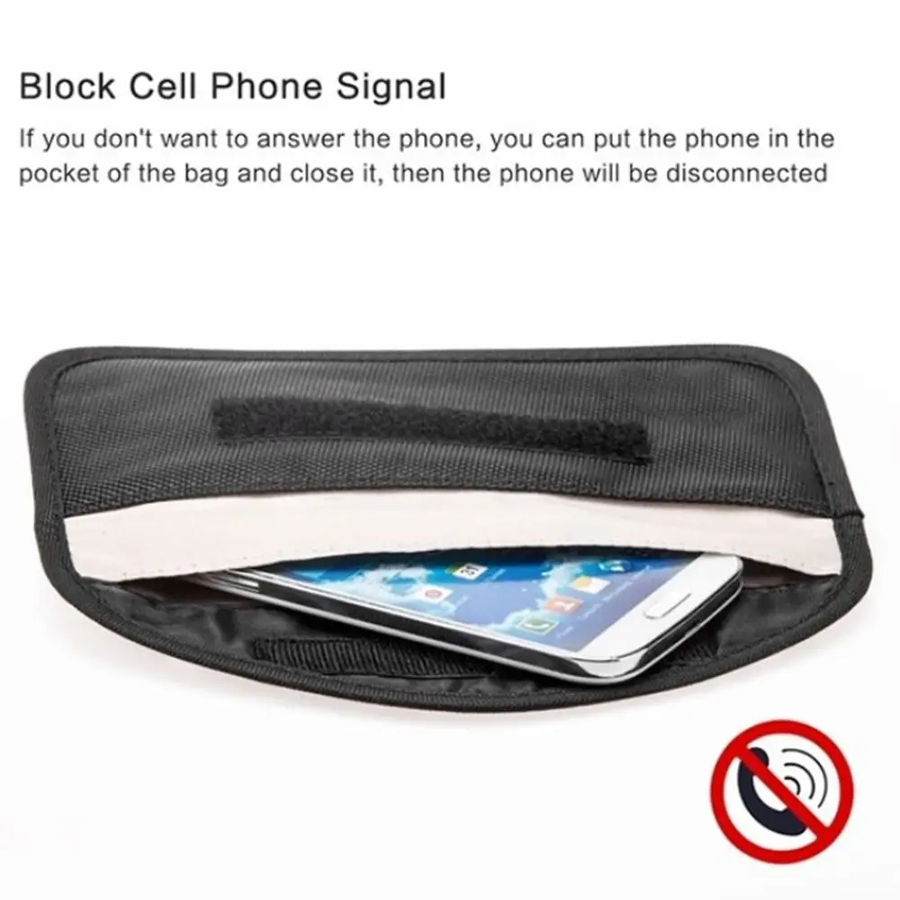 Safe Keyless RFID Phone Car Key Fob Pouch Faraday Cage Signal Blocker Case