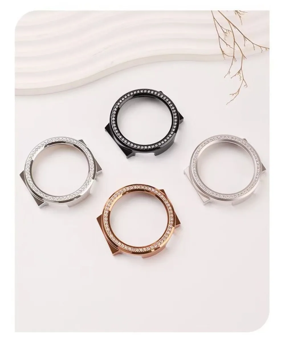 Bling PC Hollow Protector Case For Huawei Watch GT 6 5 4 GT5 41mm Diamond Crystal Case Hard Cover Protective Watch Shell Bumper