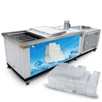 Air Cooling 1000kg Block Ice Bar Block Making Ice Cube Machine Ice Block Making Machine With Solar Panels Customized 6
