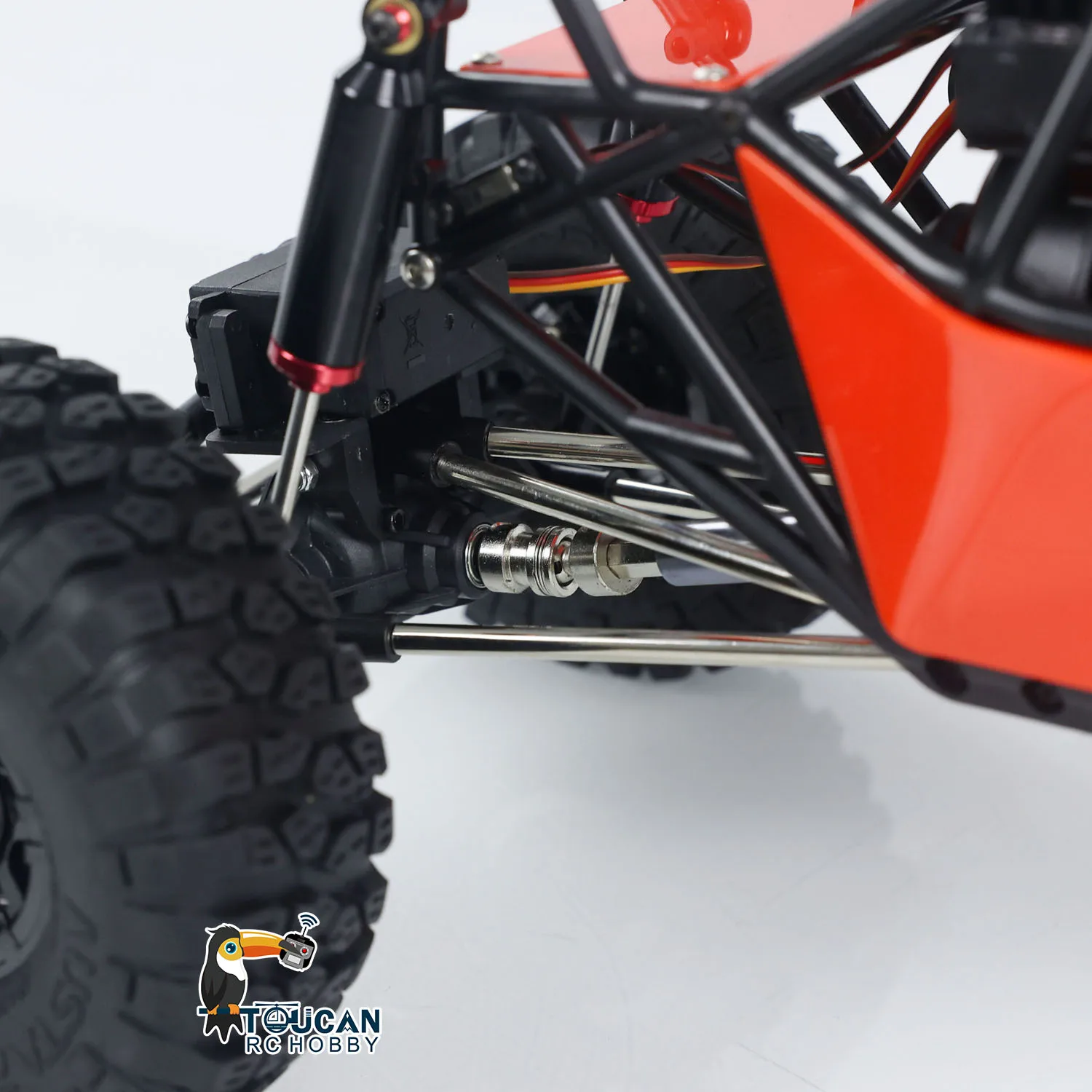 Spielzeug RTR RC-Geländewagen im Maßstab 1:10, 4 x 4 Funksteuerung, bereit zum Laufen, Rock Crawler, elektrisch lackierter fertiger LKW als Geschenk TH24039 – Detail 16