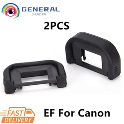 2x Eyecup EF Eye Cup piece Eyepiece Finder Diopter Viewfinder Silicone Rubber Frame for Canon  Rebel T1i T2i T3i T4i T5i camera