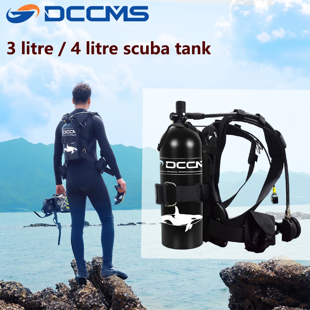 DCCMS-tangki selam Scuba, waktu pernapasan 40-50 menit, peralatan selam