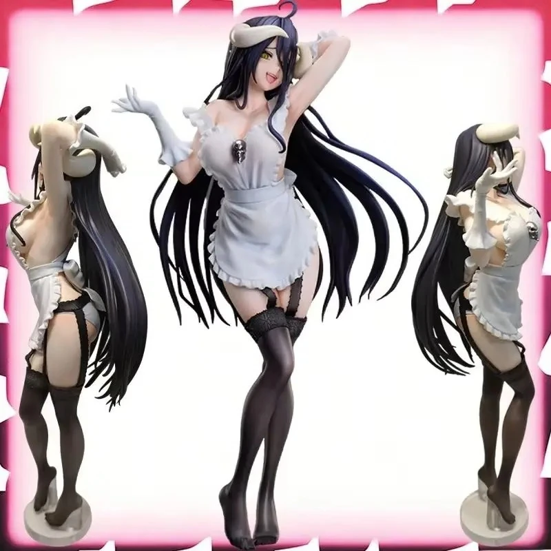 

100% Authentic in Stock ElCOCO OVERLORD Albedo Standing Maid Version PVC 26cm Prize Figure Collectible Model Doll DecorationGift