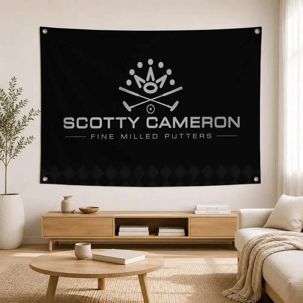 Marke Scotty Cameron Flags Home Yard & Garden Decor Banner – Wandfahne für den Innen- und Außenbereich – Detail 6