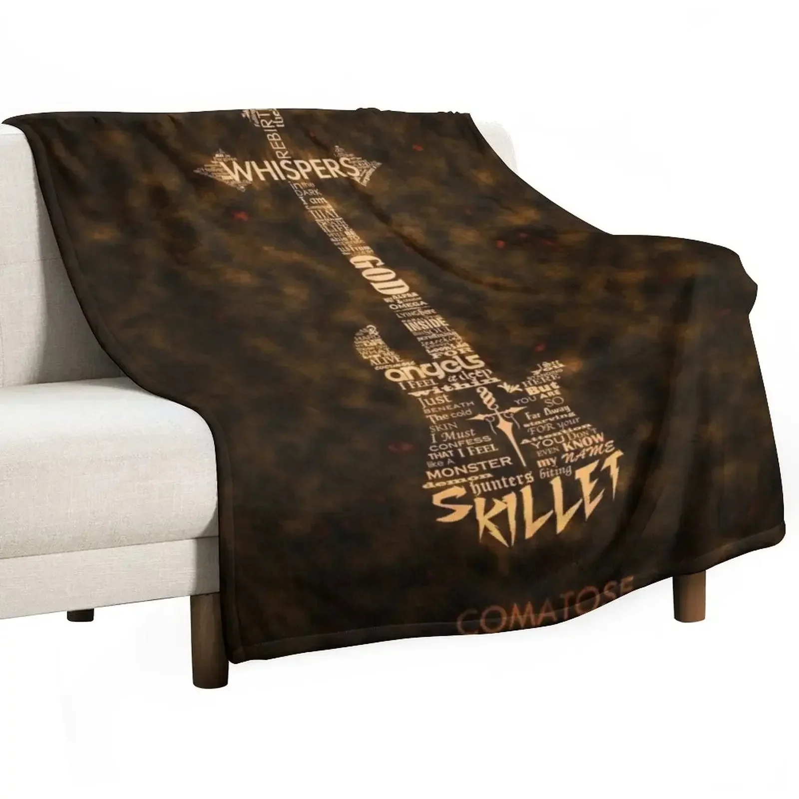 

Skillet Throw Blanket Thins Personalized Gift for winter For Sofa Thin Blankets