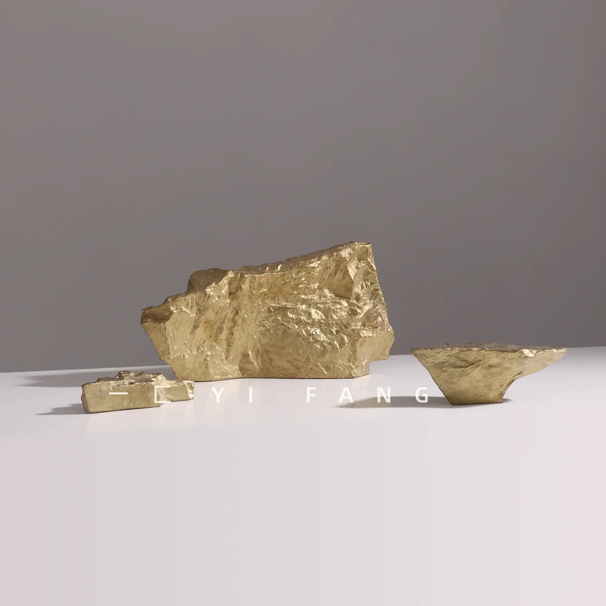 New Chinese-style sales office, rockery ornament, study ceramic stone decoration, exhibition hall countertop artwork