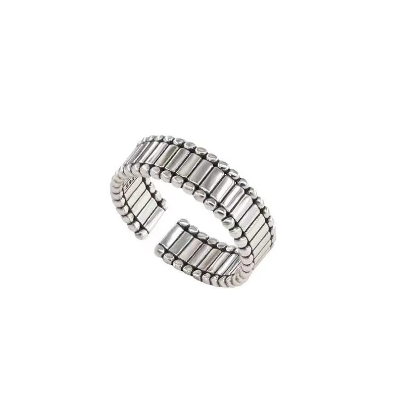 Vintage Silver Color Minimalist Geometric Metal Ring Set Punk Irregular Finger Ring for Women Men Fashion Jewelry Party Gift2025