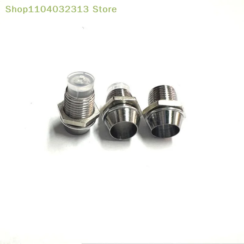 petiteZinc Alloy 5mm LED Holder 10 Pack Rust Resistant Light Emitting Diode Base for Automotive Circuit Modificationsaccessories