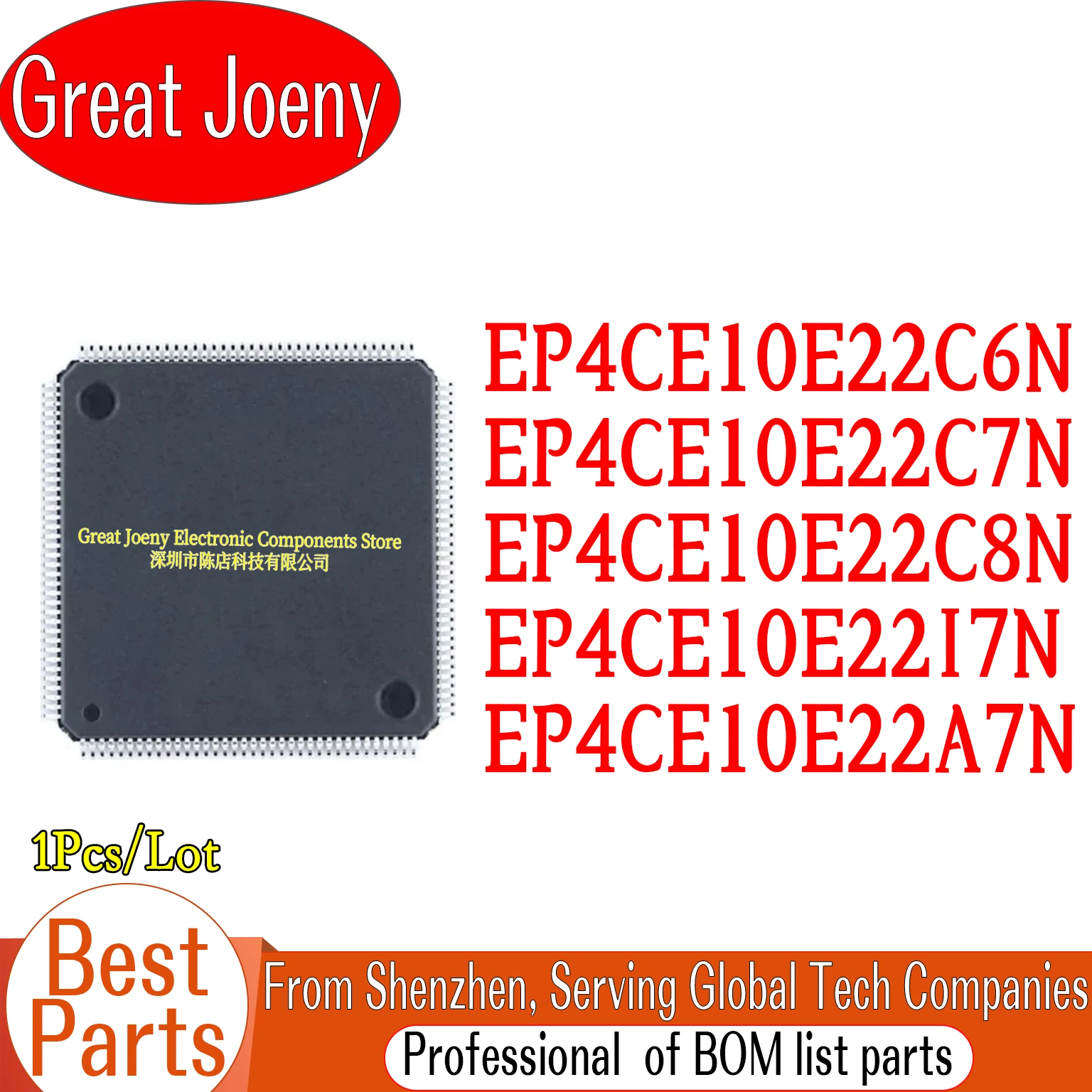 

EP4CE10E22 EP4CE10E EP4CE10 EP4CE10E22C6N EP4CE10E22C7N EP4CE10E22C8N EP4CE10E22I7N EP4CE10E22A7N IC Chipset EQFP-144