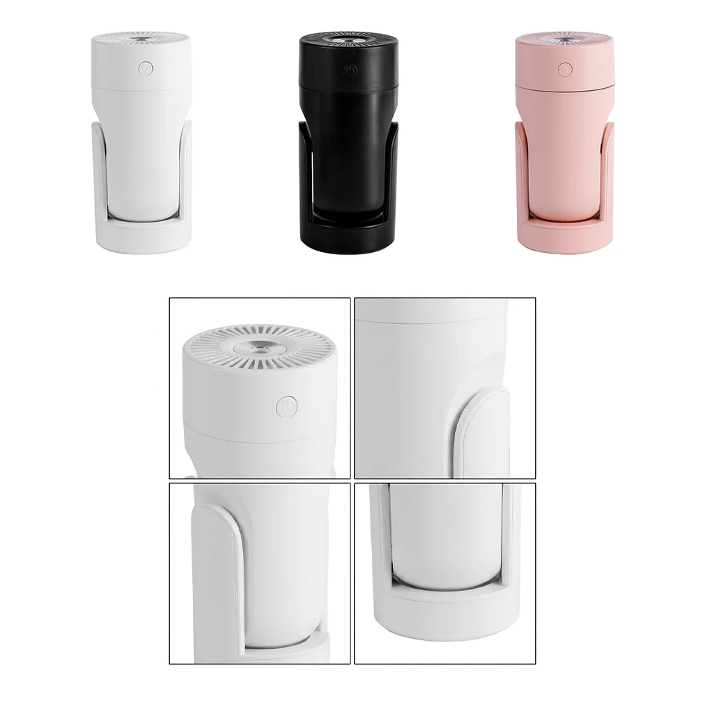 Colorful USB Humidifier With Shaking Head Timer Ambient Light Silent Operation Home Decor Office Bedroom Air Moisture Accessory