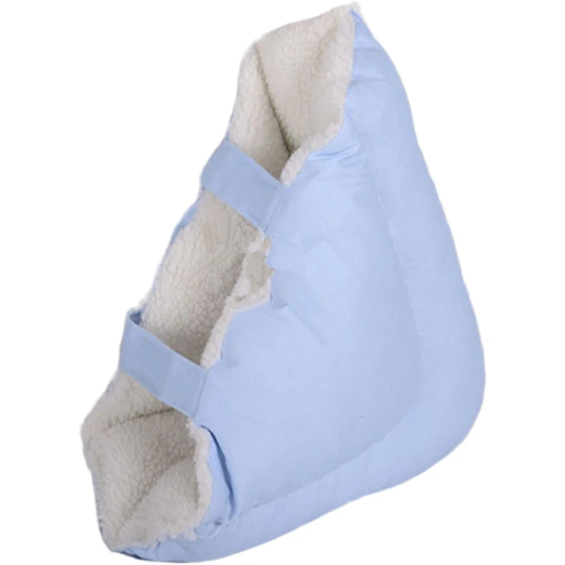 Anti-Pressure Sore Protection Heel Pad Ankle Foot Cusion Light Blue For Patients/Grandfather Lying In Bed Care