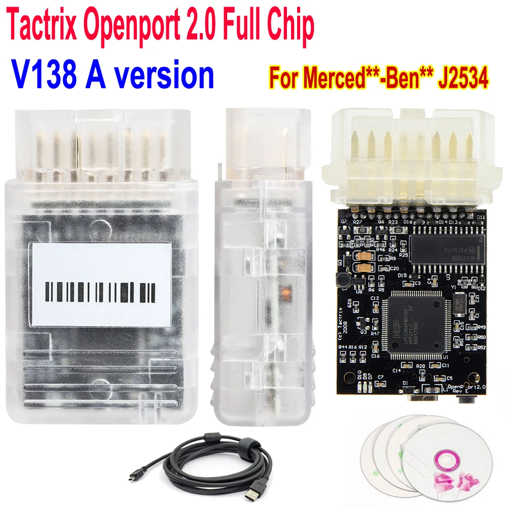 Tactrix Openport 2.0 ECU FLASH open port 2 0 Auto Chip Tuning OBD 2 OBD2 Car Diagnostic Tool For Merc eds-Be z J2534 Scanner