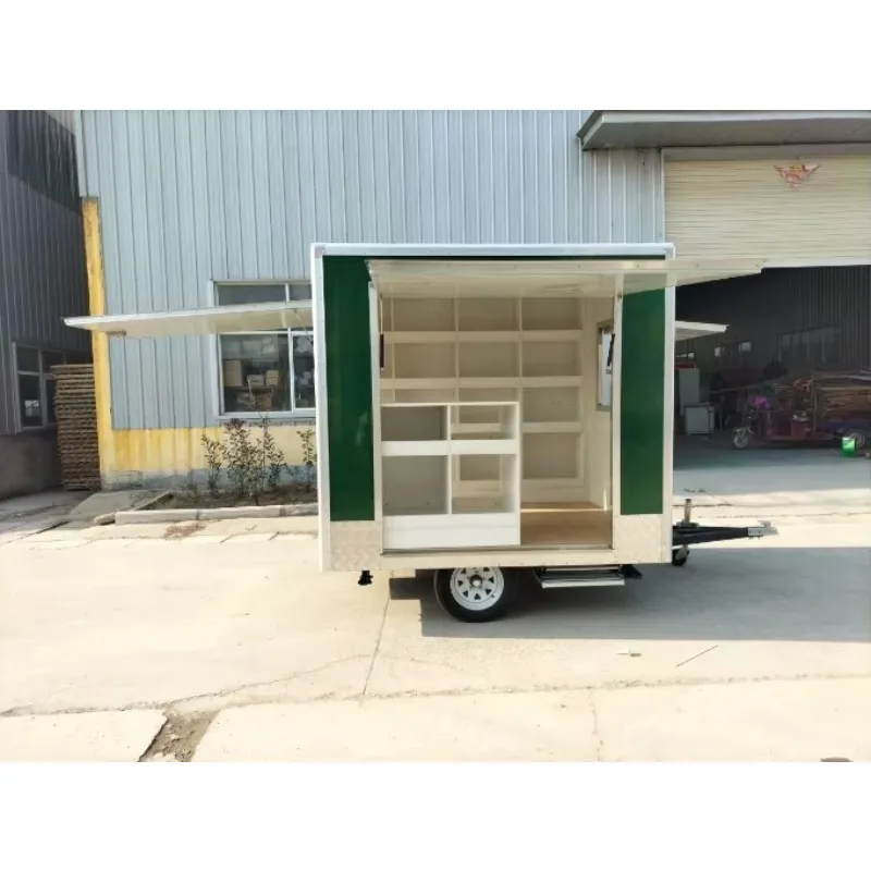 Custom Mobile Flower Shop Vending Trailer, Container‑Style Boutique Shop Cart Kiosk Custom Build For Sale