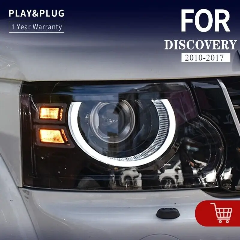 

Фары для Land Rover Discovery 3 4 2010-2017 светодиодные передние DRL указатели поворота