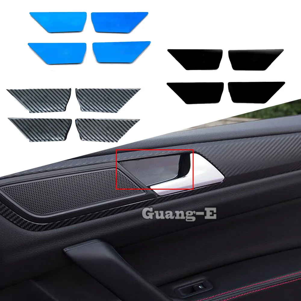 

Для VW Volkswagen Golf7 Golf 7 2014 2015 2016 2017 2018 2019 наклейки на внутреннюю дверную ручку автомобиля, чашу, аксессуары из нержавеющей стали