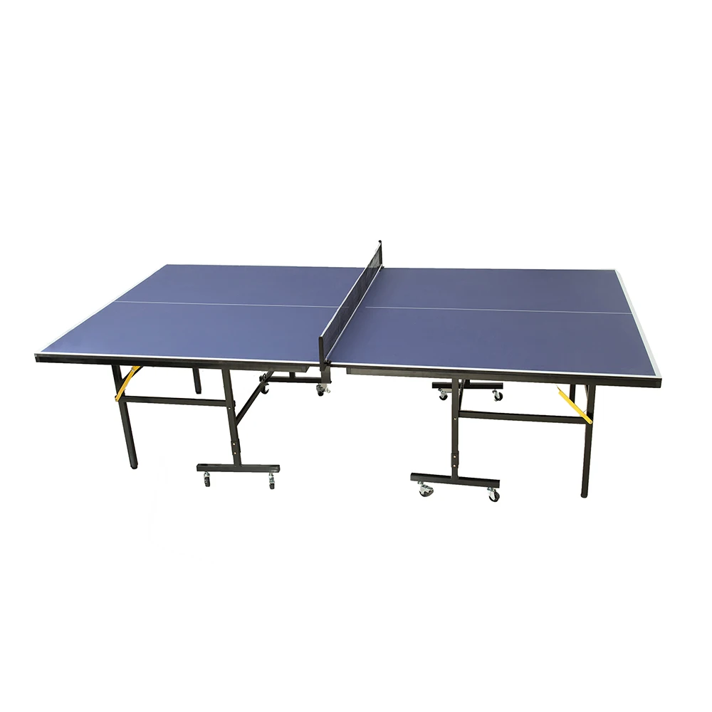 fj-Cheap MDF Top Portable Wheels Table Tennis Equipment Set Pingpong Table@