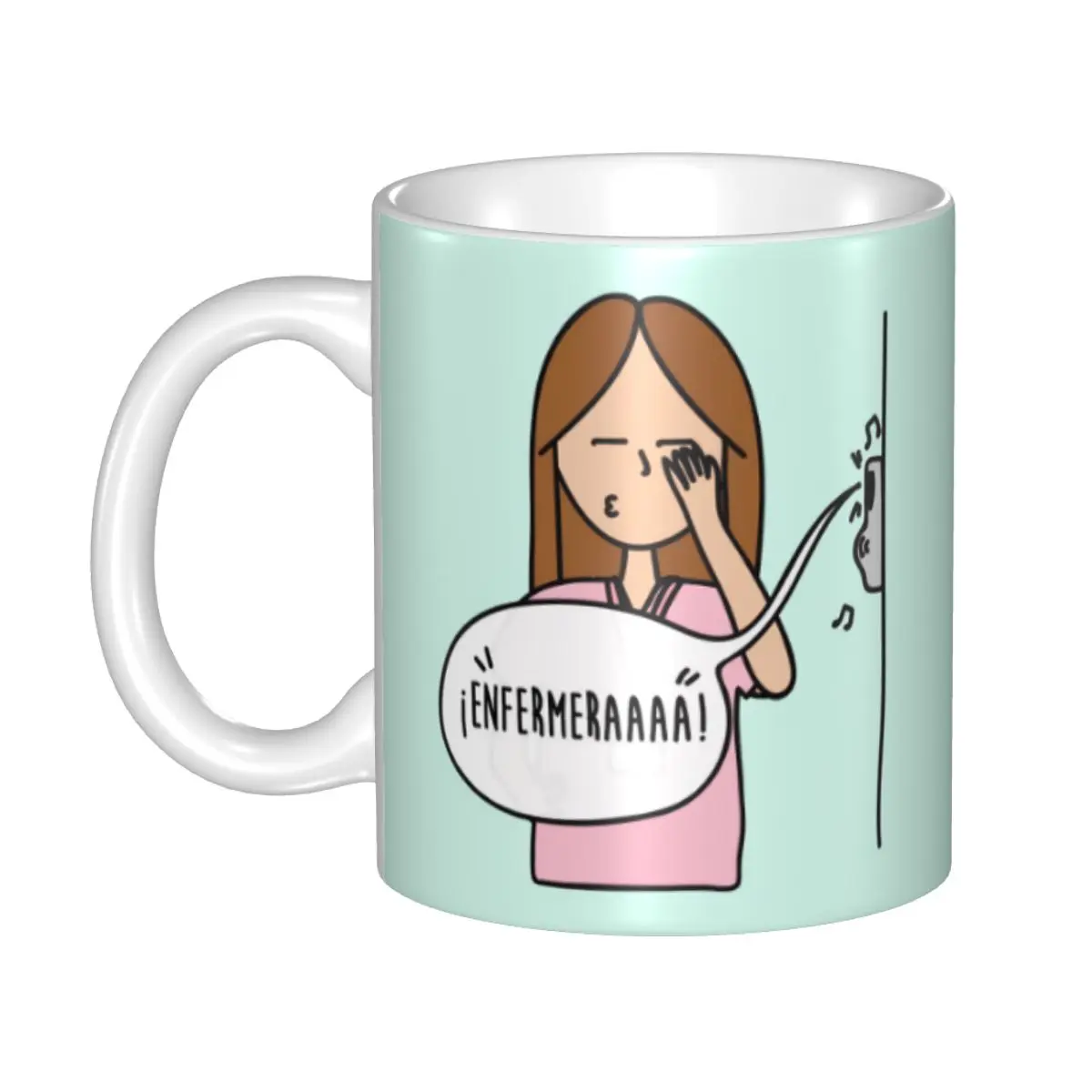 

Enfermera En Apuros доктор медсестра медицинская кофейная кружка DIY керамическая кружка на заказ креативный подарок