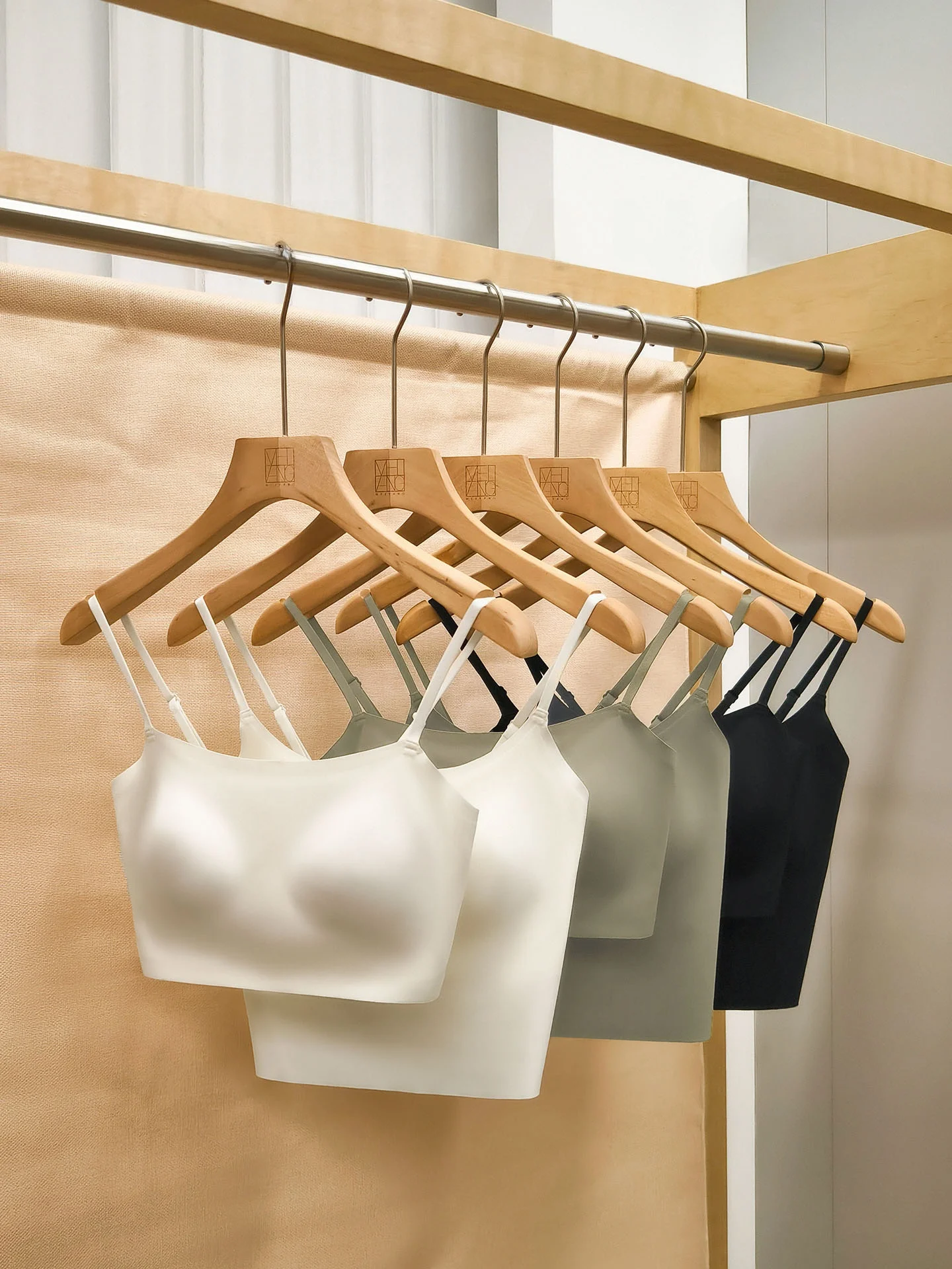 

MeiYang Marilyn Removable Chest Pad Elastic Strap Tube Top Women's Slim Fit Nylon Fiber Inner Wear Single Piece Regular Length