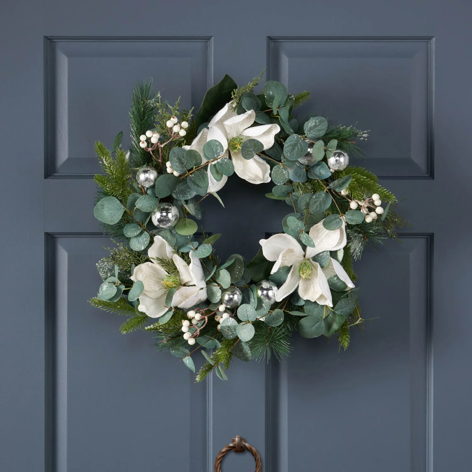 

21.75" LEAVES&MAGNOLIA WREATH