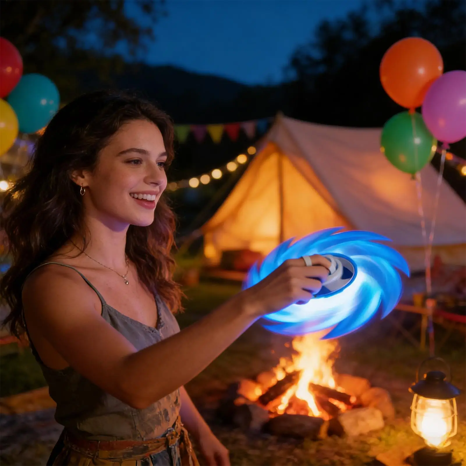 3D Printed Light Blade Rotating LED Glow Handheld Toy Cosplay Prop Party Favor Kids Boys Present