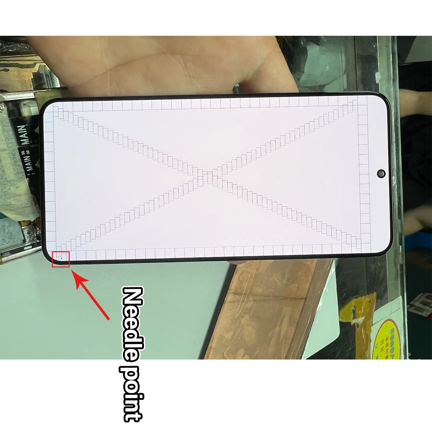 AMOLED has defect LCD For Samsung S22 SM-S901B Display Screen Display Touch Screen With Frame Digitizer Assembly