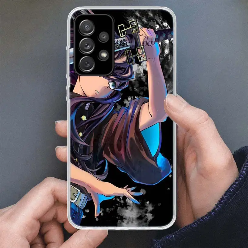 Demon Slayer Tokitou Muichirou Phone Case For Samsung Galaxy A14 A54 A13 A53 A12 A52S A24 A34 A23 A33 A22 A32 A04S A03S A02S A72